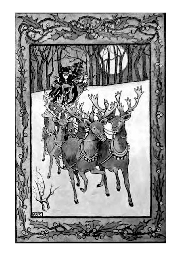 papA¡ noel Dibujo para colorear papA¡ noel