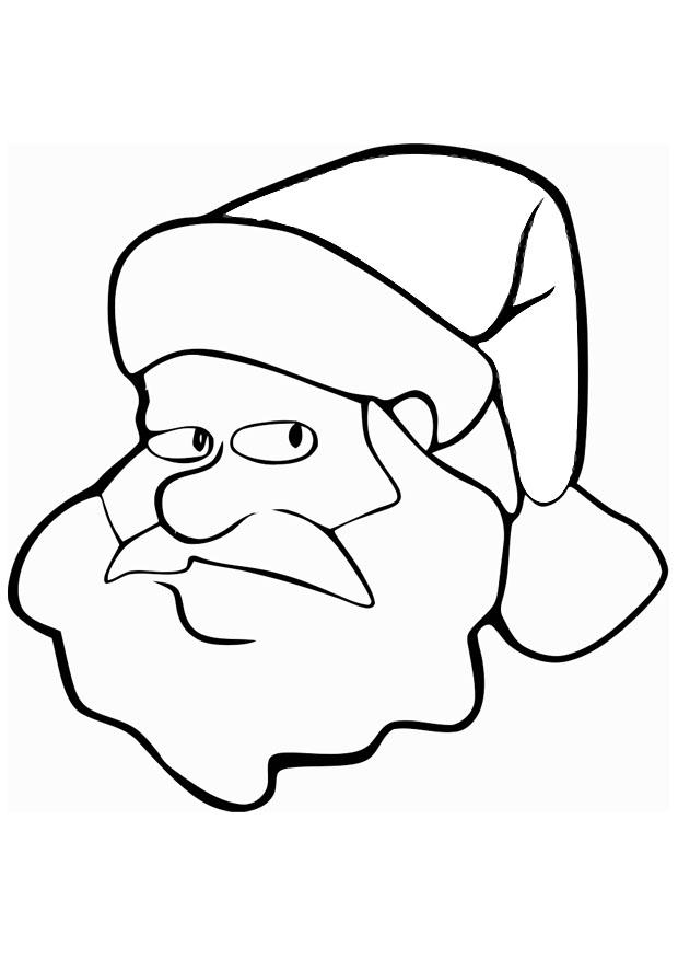 papA¡ noel Dibujo para colorear papA¡ noel