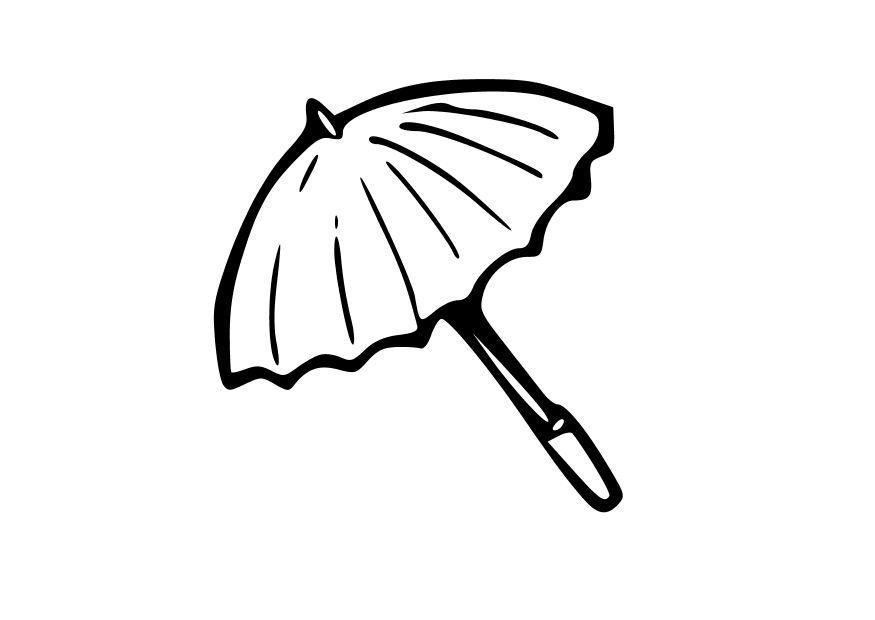 paragA¼as Dibujo para colorear paragA¼as