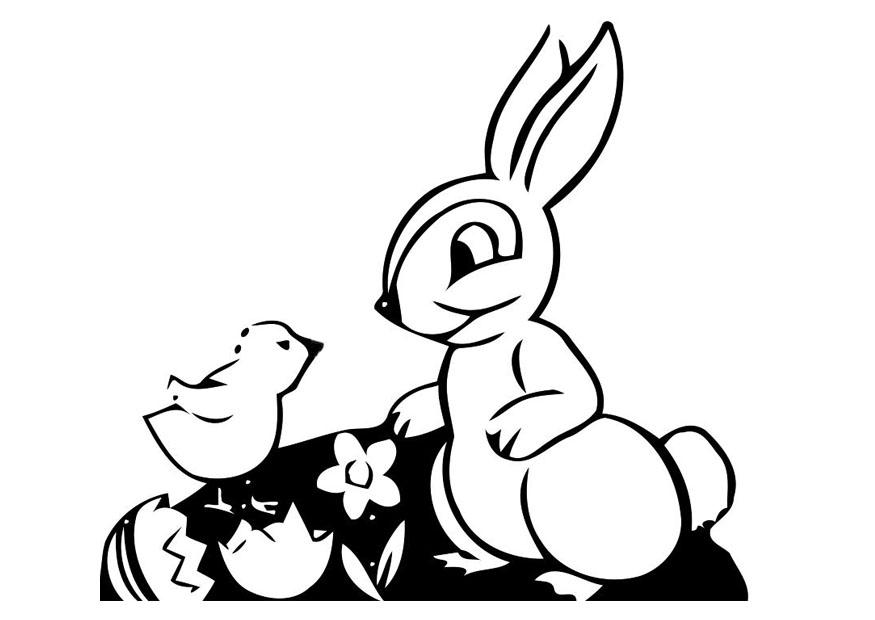 pascua Dibujo para colorear pascua