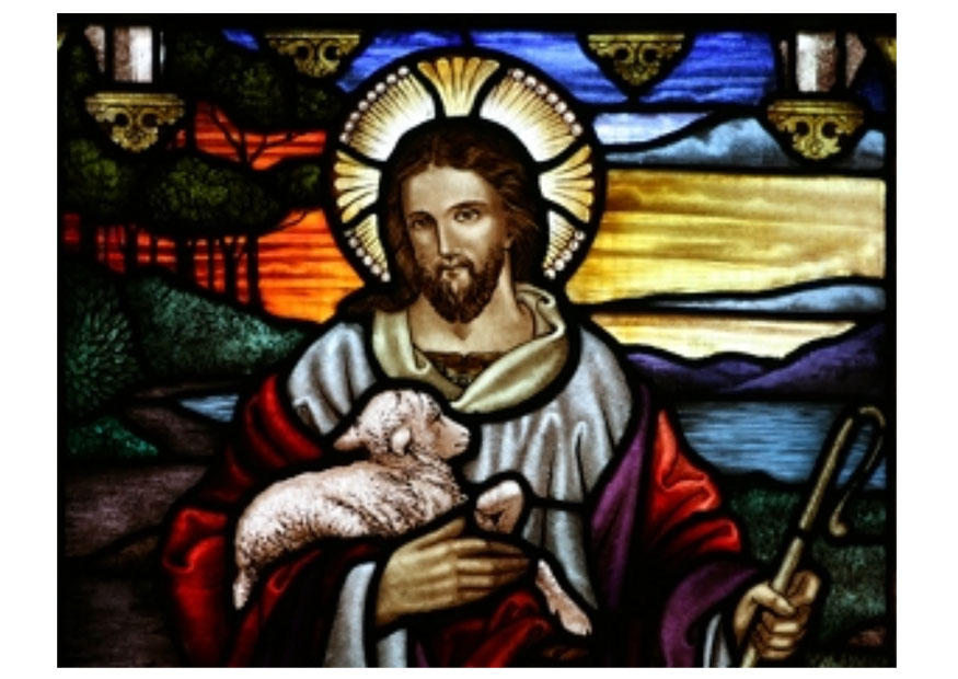 Imagen pascua - jesAºs con cordero