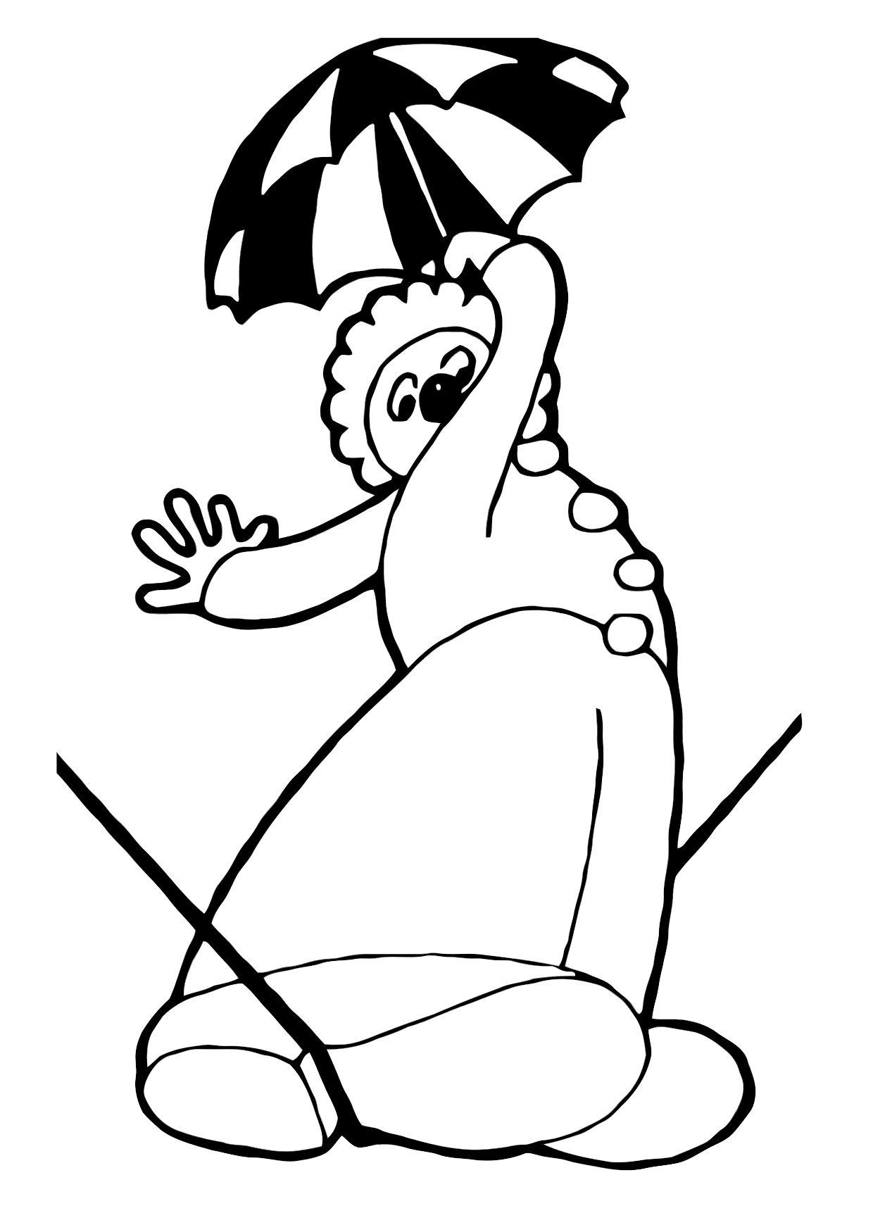 payaso Dibujo para colorear payaso