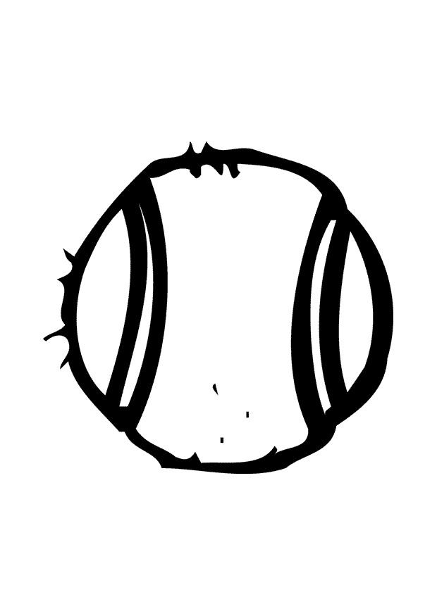 pelota de tenis Dibujo para colorear pelota de tenis