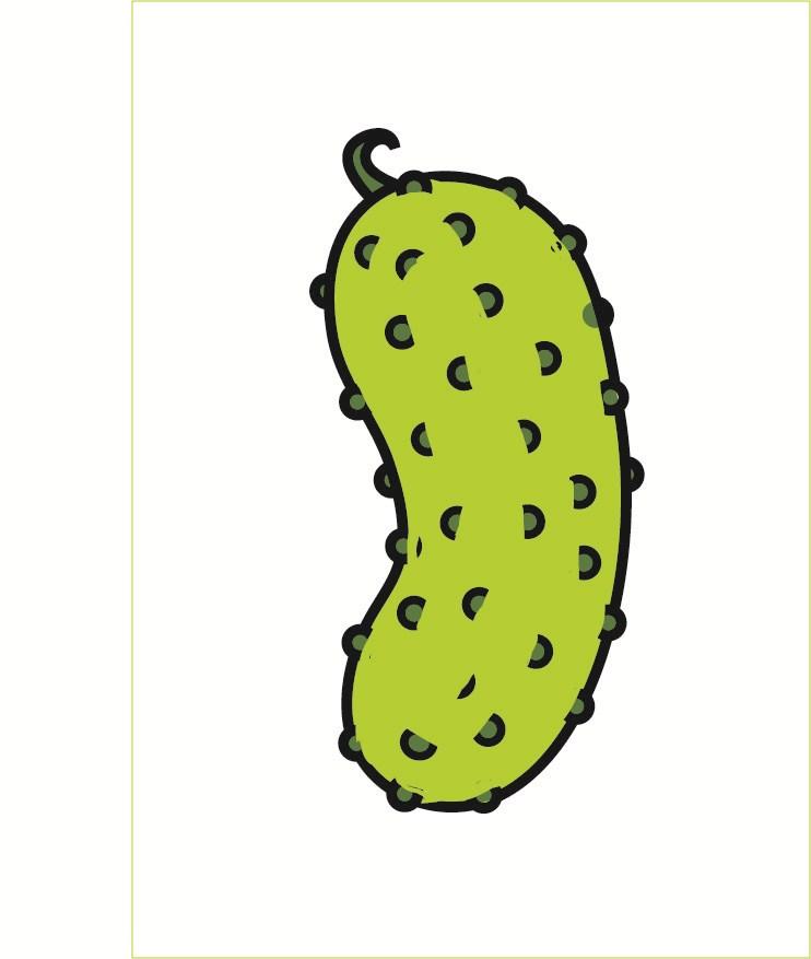 Imagen pepinillo a color