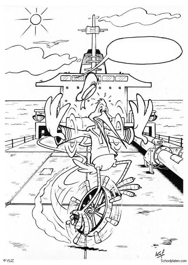 Dibujo para colorear perder el control