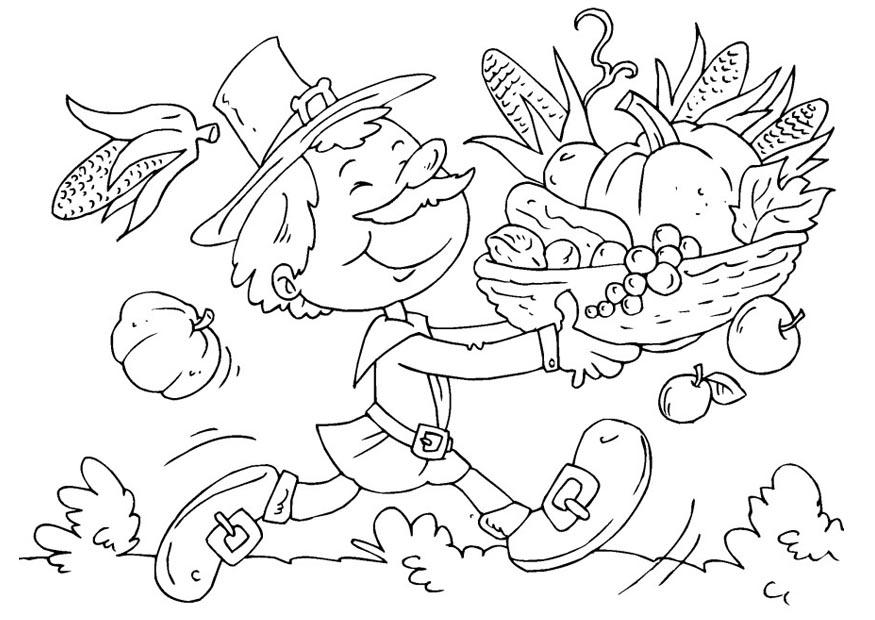 peregrino Dibujo para colorear peregrino