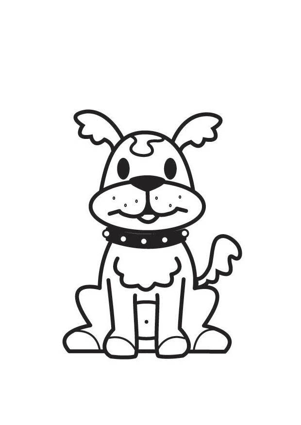 perro Dibujo para colorear perro