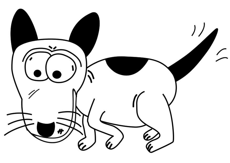 perro Dibujo para colorear perro