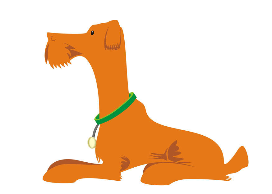 perro - tumbarse Imagen perro - tumbarse