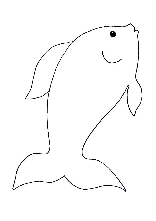 pez Dibujo para colorear pez