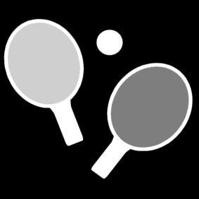 Dibujo para colorear ping pong