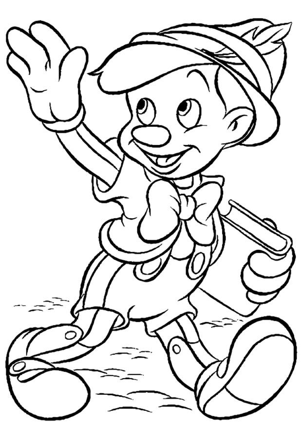 pinocho Dibujo para colorear pinocho