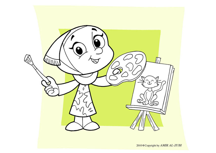 pintar Dibujo para colorear pintar