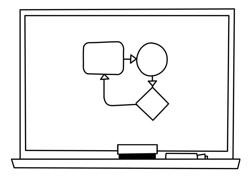 pizarra Dibujo para colorear pizarra