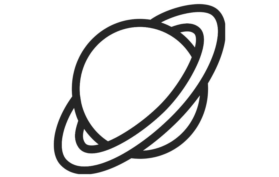 planeta Dibujo para colorear planeta