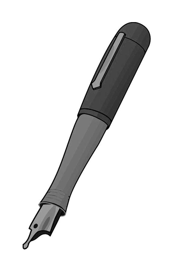pluma estilogrA¡fica Dibujo para colorear pluma estilogrA¡fica