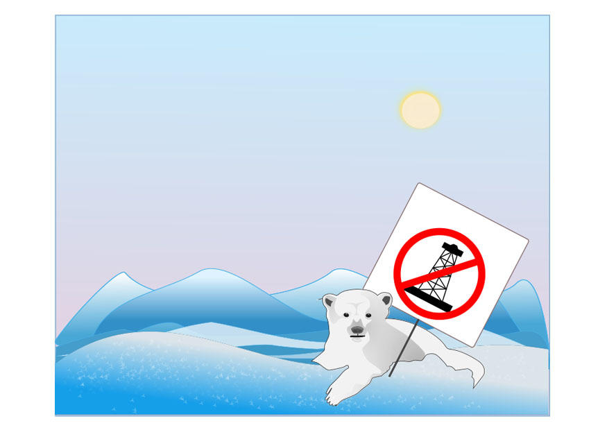 Imagen protecciA³n de los osos polares