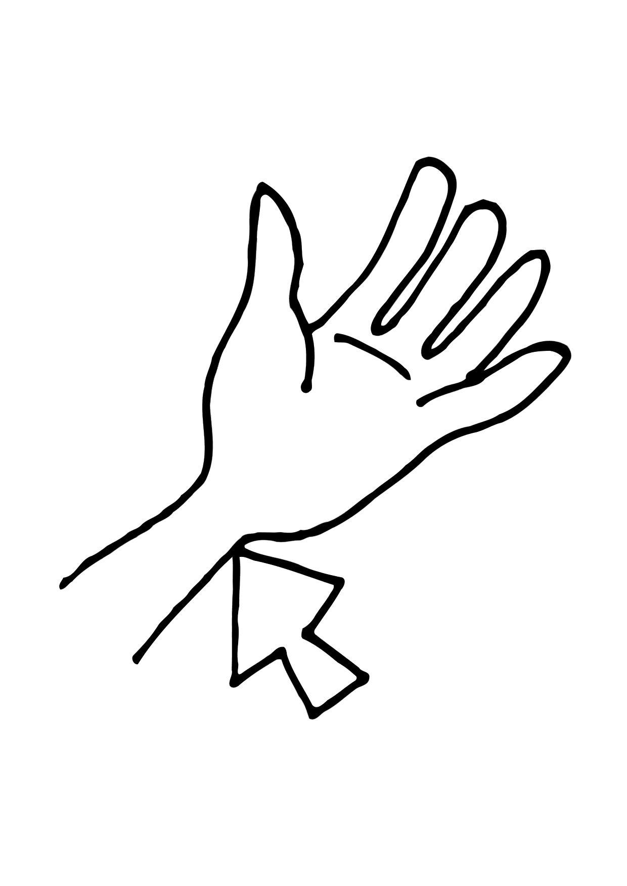 Dibujo para colorear pulso