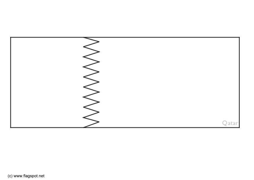 qatar Dibujo para colorear qatar