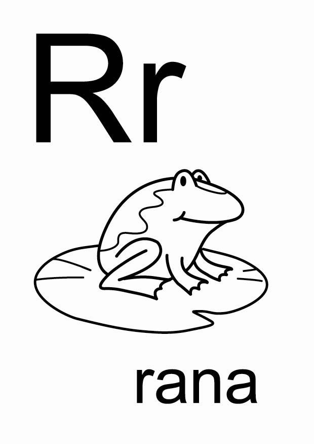 r Dibujo para colorear r