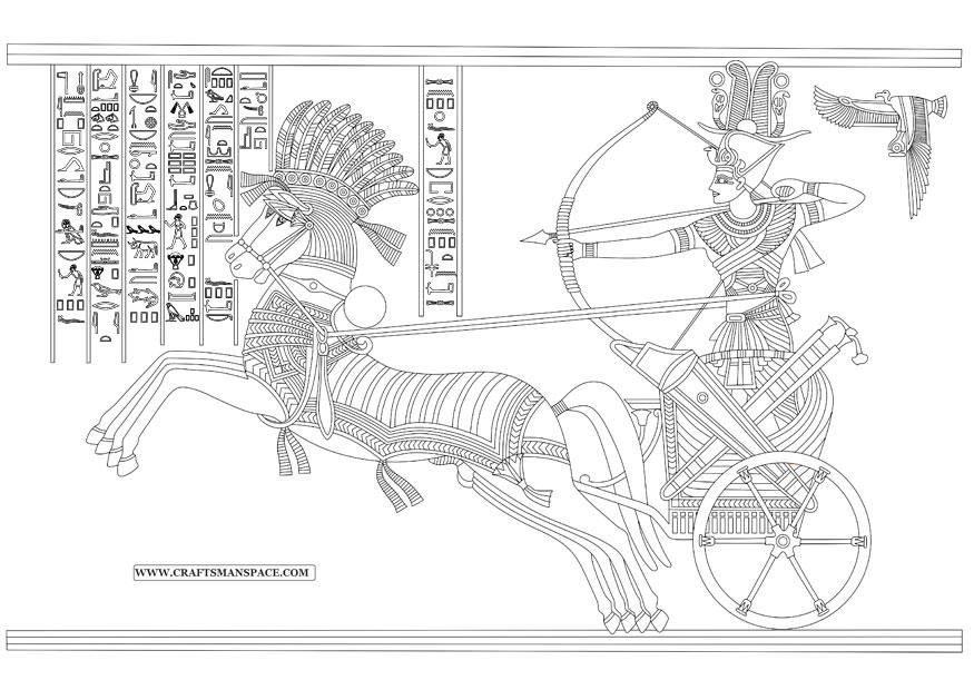 ramsA©s ii - batalla de kadesh Dibujo para colorear ramsA©s ii - batalla de kadesh