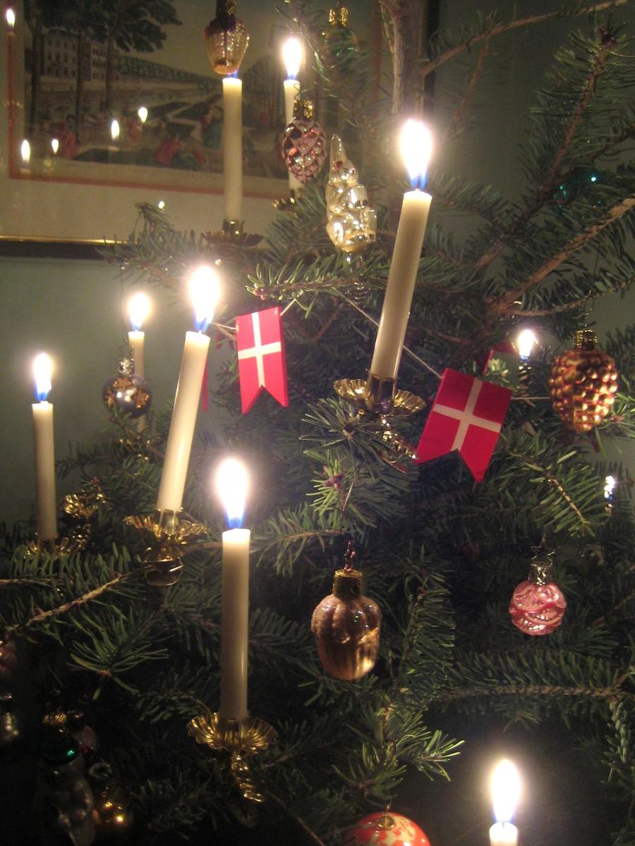 Arbol de navidadA´con velas Foto Arbol de navidadA´con velas