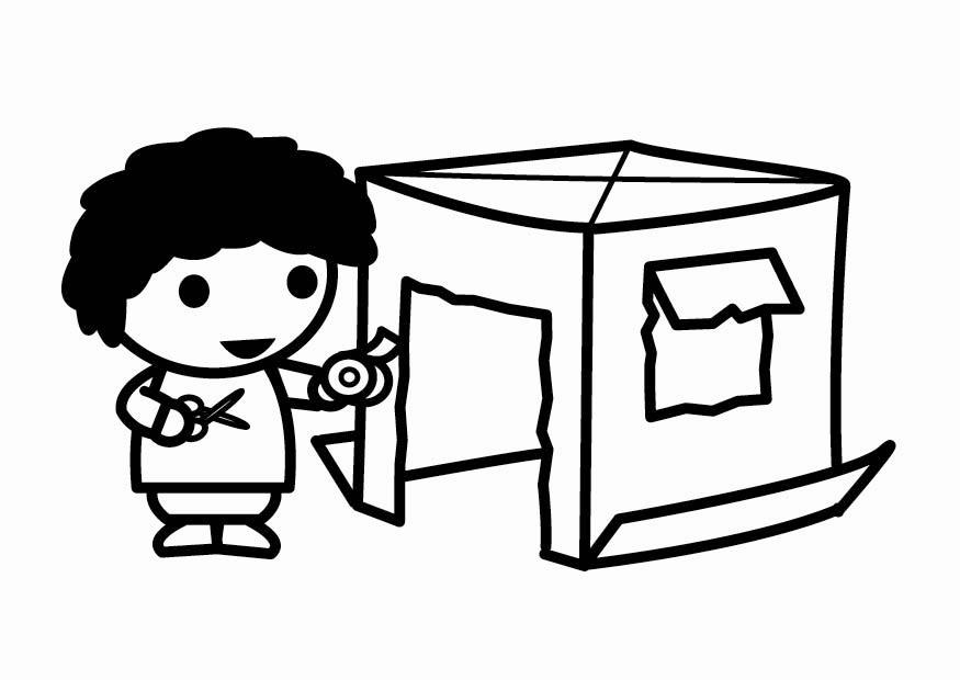 reciclar Dibujo para colorear reciclar