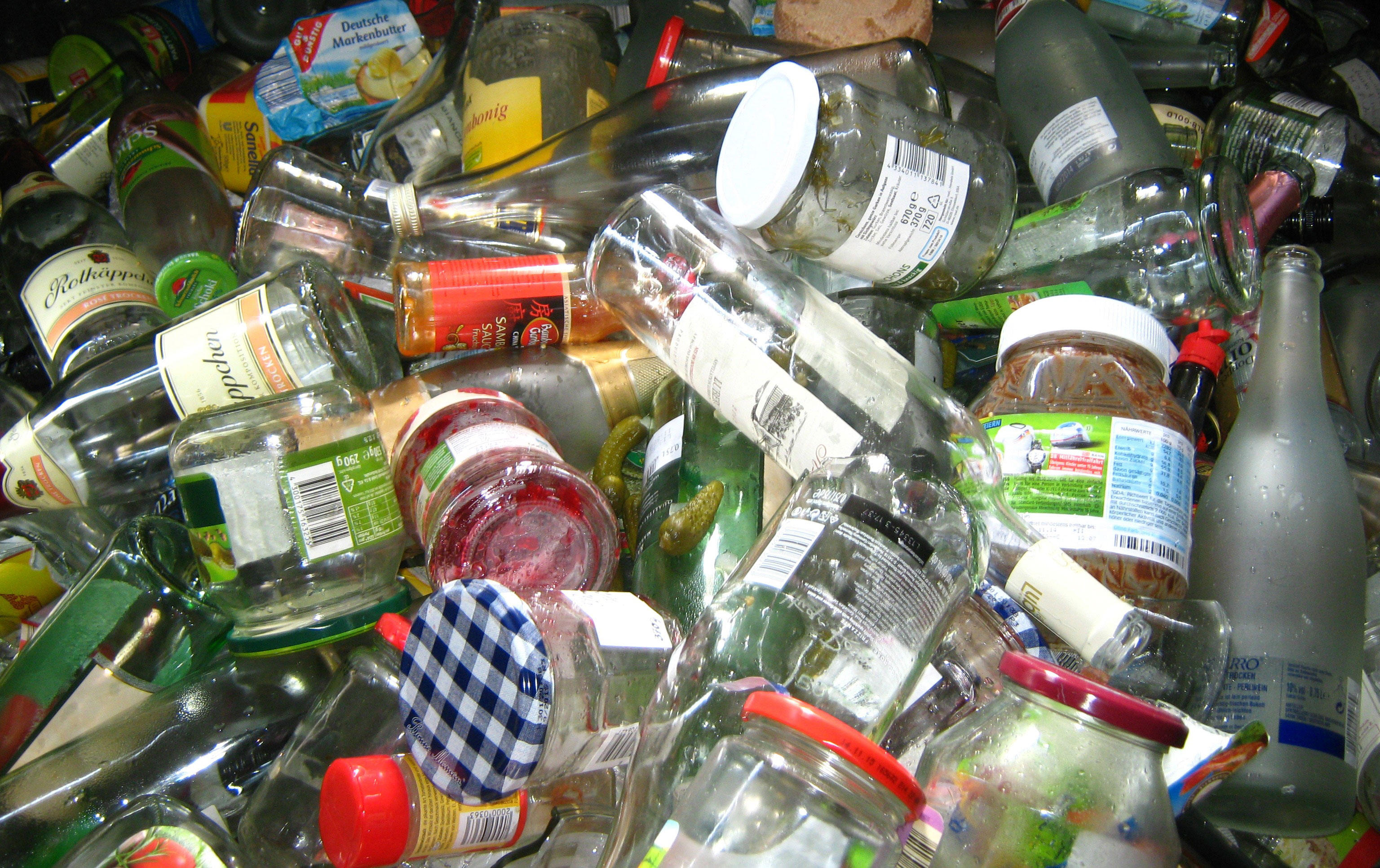 reciclar vidrio Foto reciclar vidrio