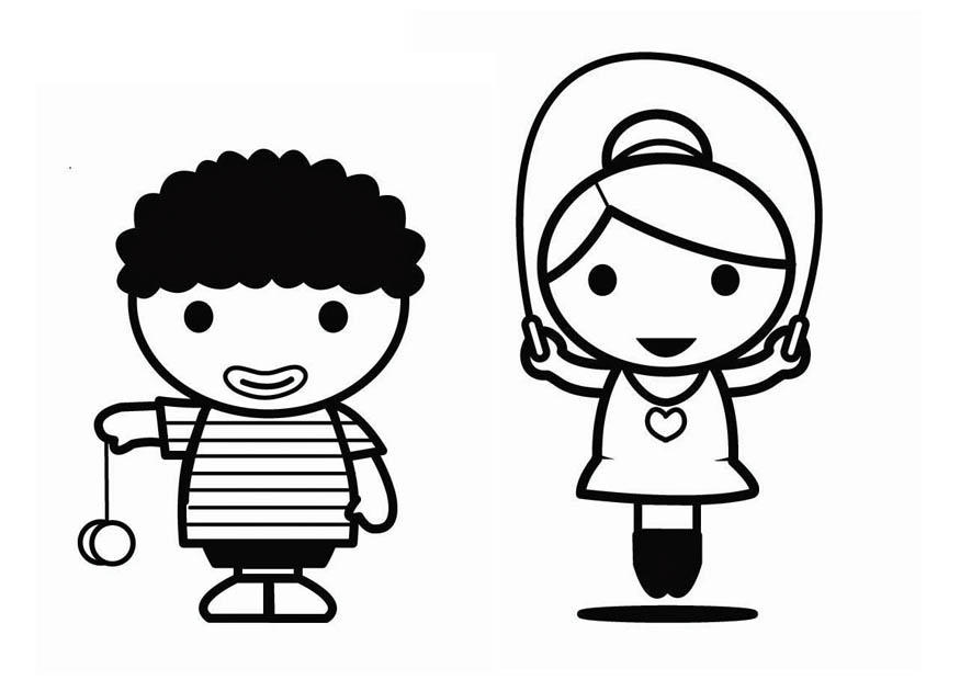 recreo Dibujo para colorear recreo