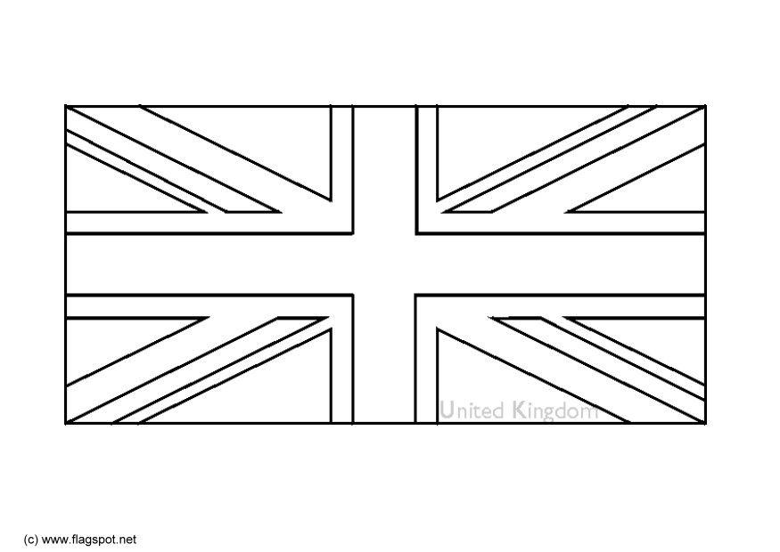 Dibujo para colorear reino unido