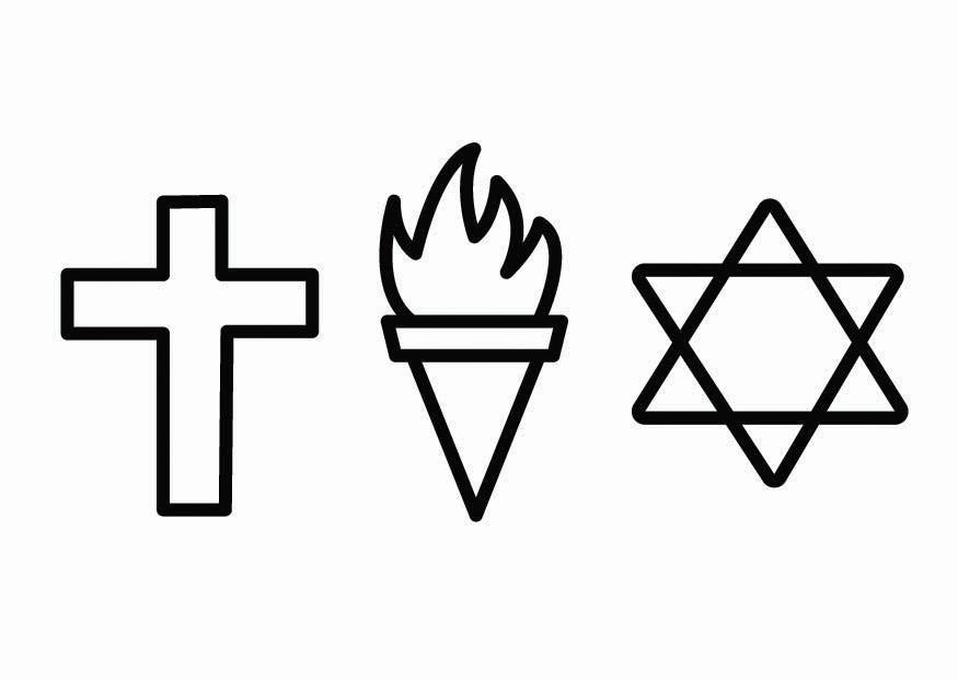religiA³n - A©tica Dibujo para colorear religiA³n - A©tica