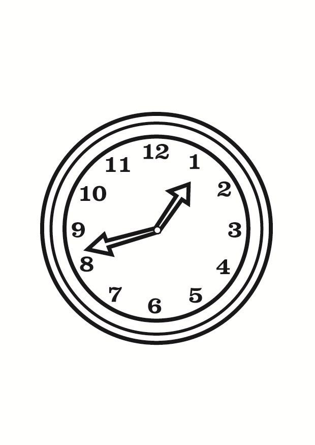 reloj Dibujo para colorear reloj