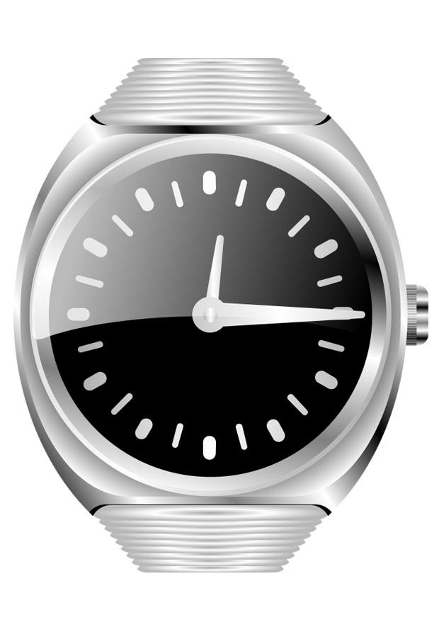 Dibujo para colorear reloj de pulsera