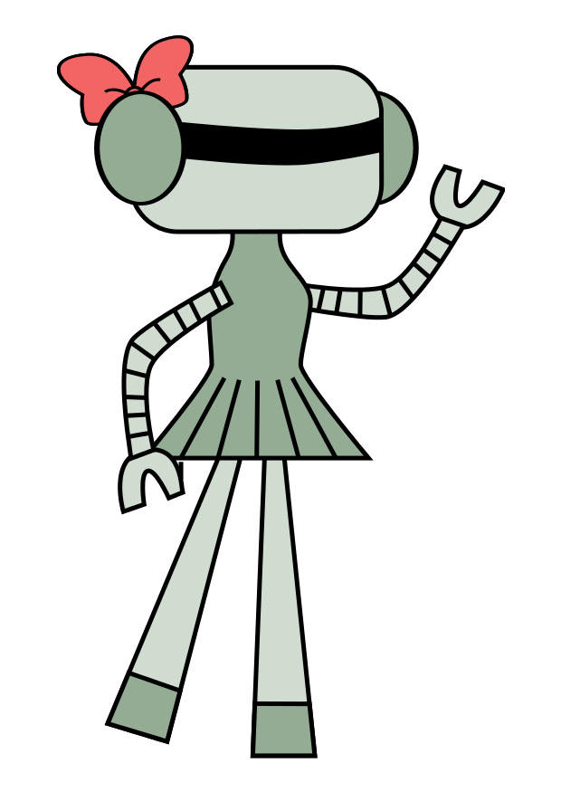 robot Dibujo para colorear robot