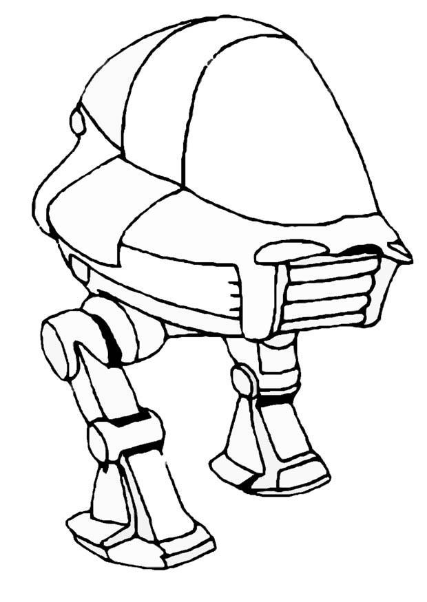 robot Dibujo para colorear robot