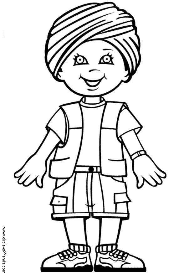 rohin de india Dibujo para colorear rohin de india