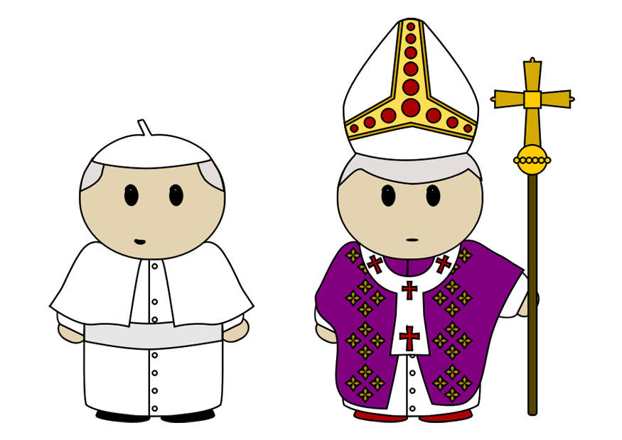ropa del papa Imagen ropa del papa
