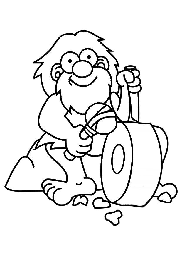 rueda Dibujo para colorear rueda