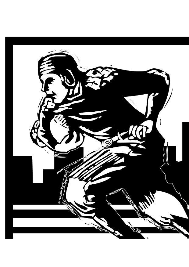 rugby Dibujo para colorear rugby