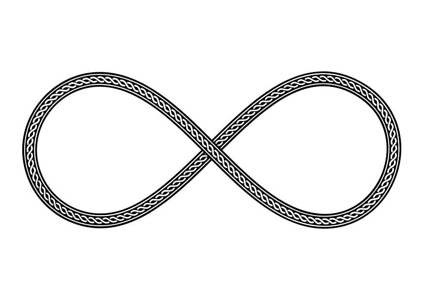 sAmbolo - infinito Dibujo para colorear sAmbolo - infinito