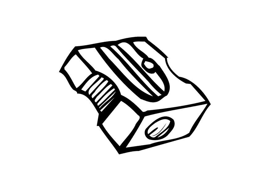 sacapuntas Dibujo para colorear sacapuntas
