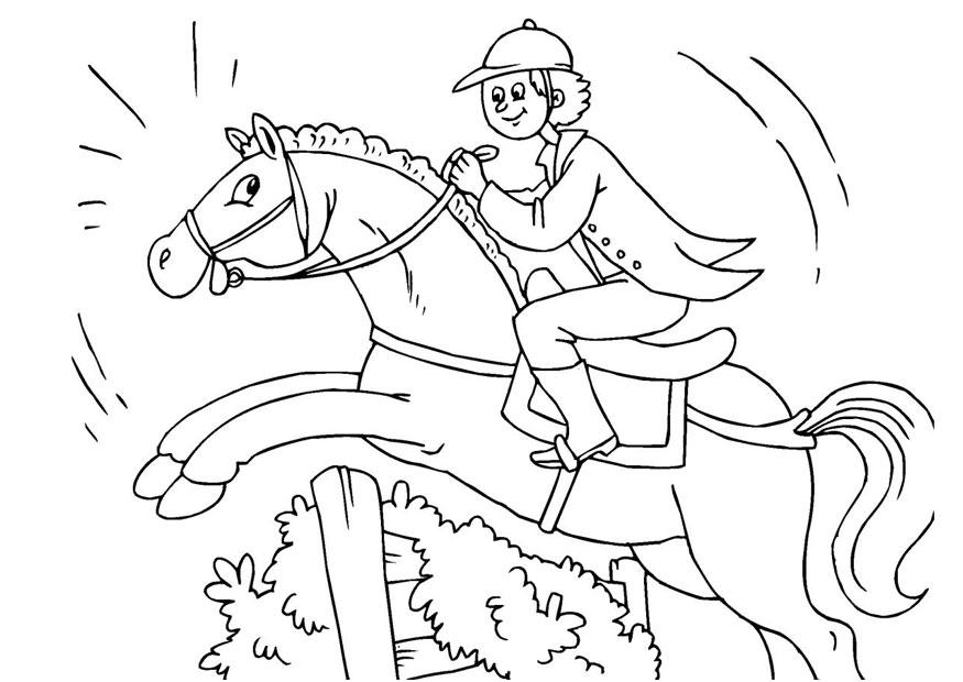 salto Dibujo para colorear salto