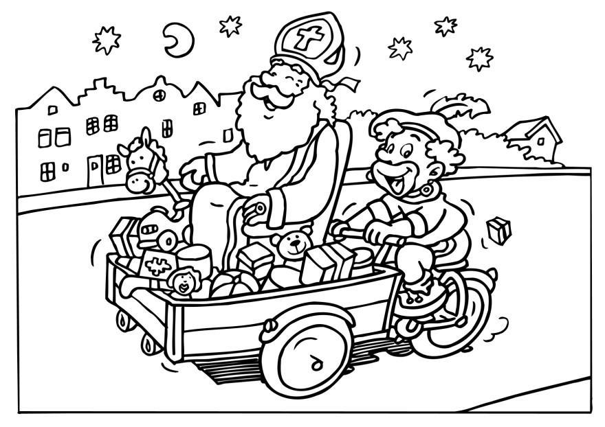 san y piet Dibujo para colorear san y piet