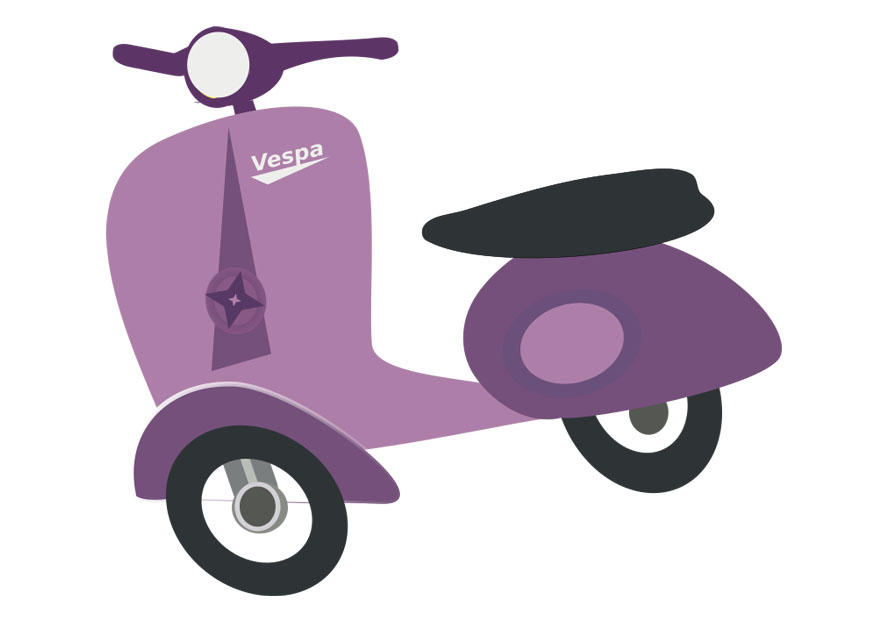 scooter - vespa Imagen scooter - vespa