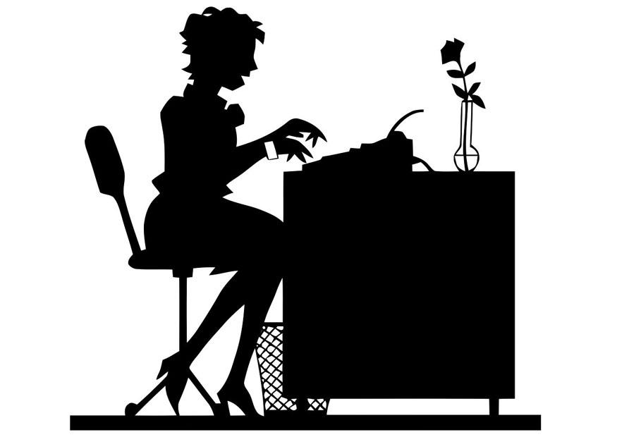 secretaria Dibujo para colorear secretaria