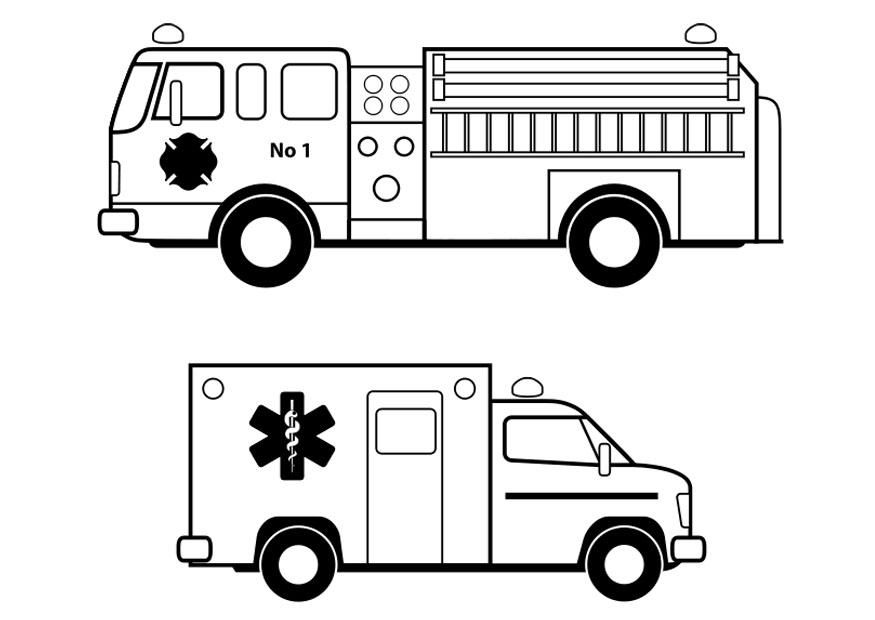 servicios asistenciales Dibujo para colorear servicios asistenciales