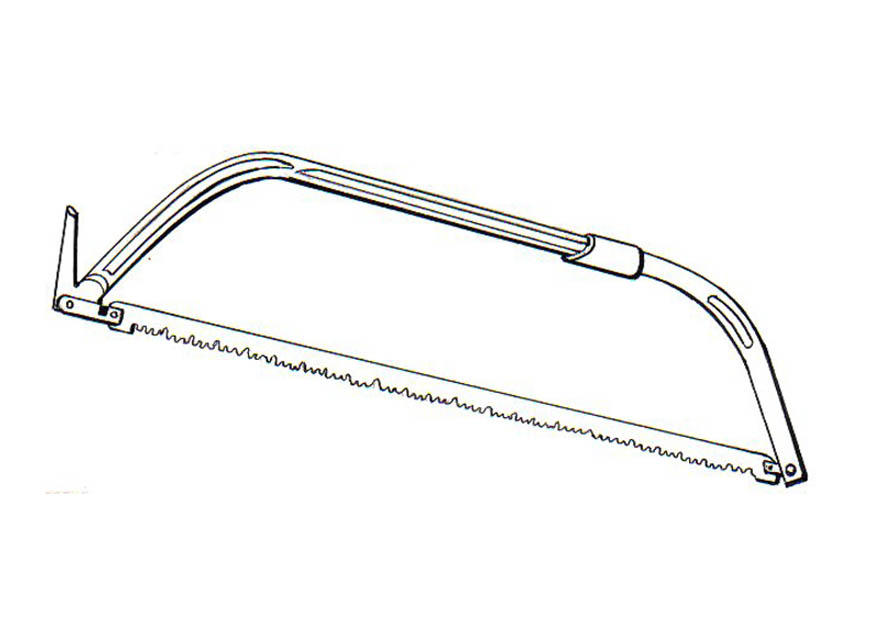 sierra de arco Dibujo para colorear sierra de arco