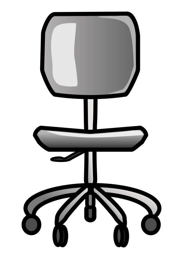 silla de oficina Dibujo para colorear silla de oficina