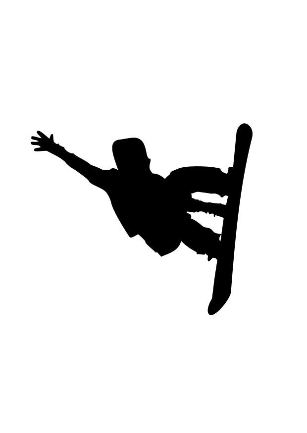 snowboard Dibujo para colorear snowboard
