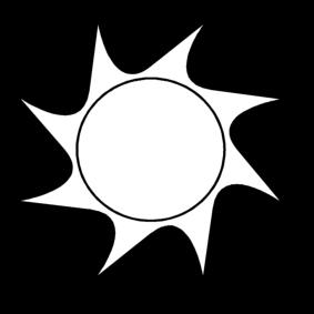 sol Dibujo para colorear sol